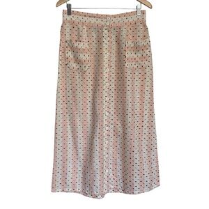 Ace & Jig Pink and Black Midi Skirt